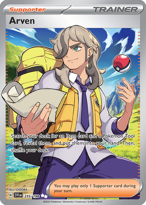Arven 235 Scarlet & Violet Pokémon card