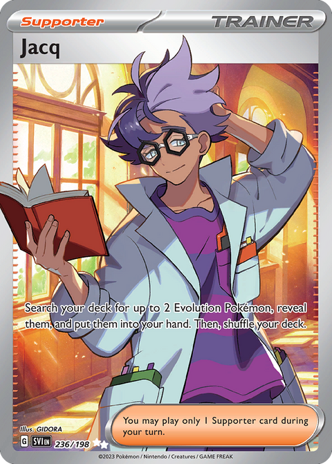 Jacq 236 Scarlet & Violet Pokémon card