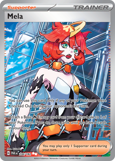 Mela 236 Paradox Rift Pokémon card