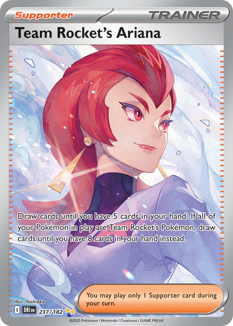 Team Rocket's Ariana 237 Destined Rivals Pokémon card