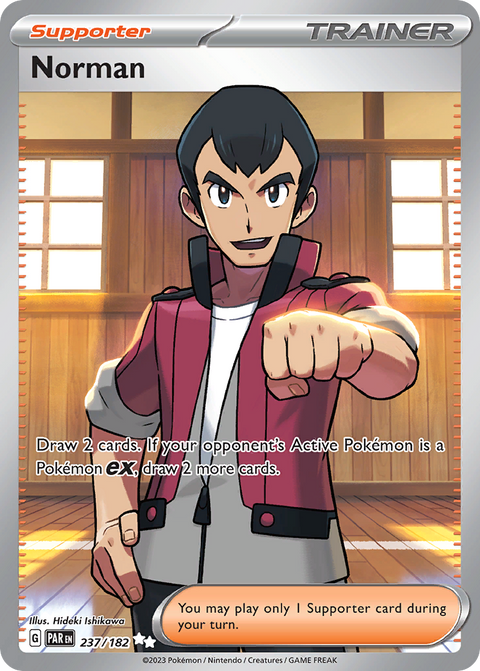 Norman 237 Paradox Rift Pokémon card