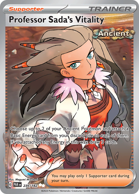 Professor Sada's Vitality 239 Paradox Rift Pokémon card