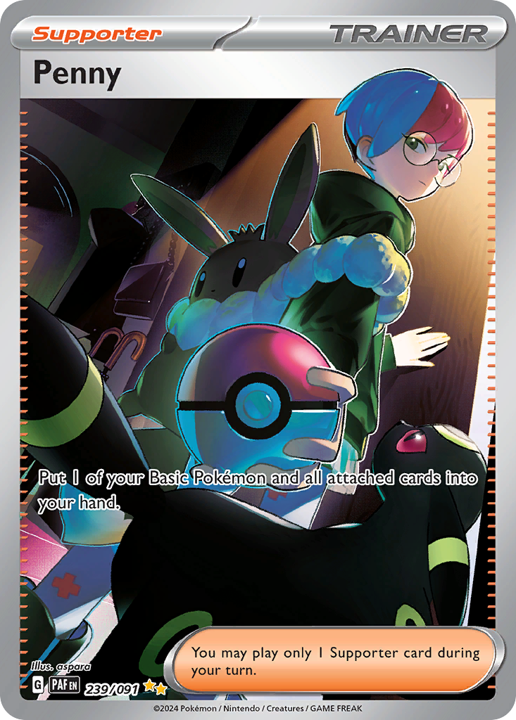 Penny 239 Paldean Fates Pokémon card