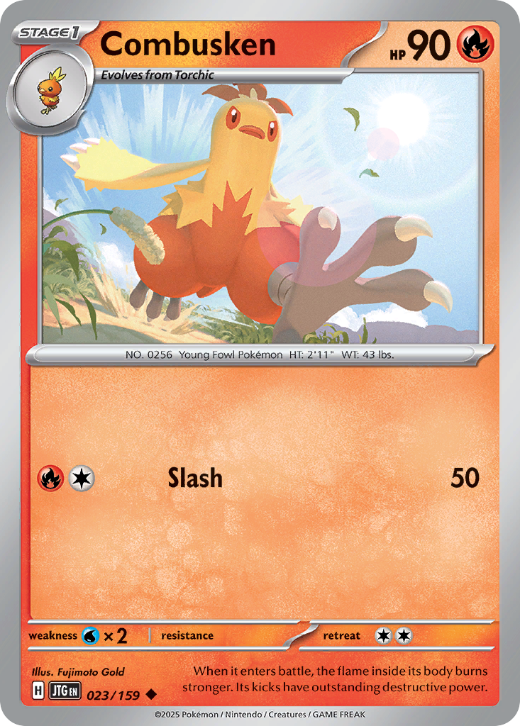 Combusken 23 Journey Together Pokémon card