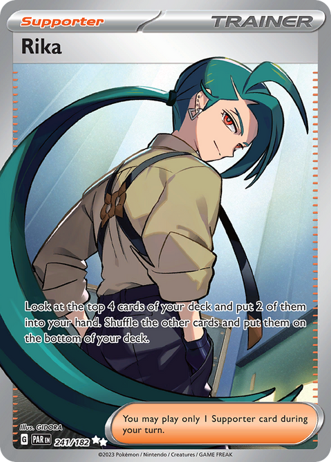 Rika 241 Paradox Rift Pokémon card