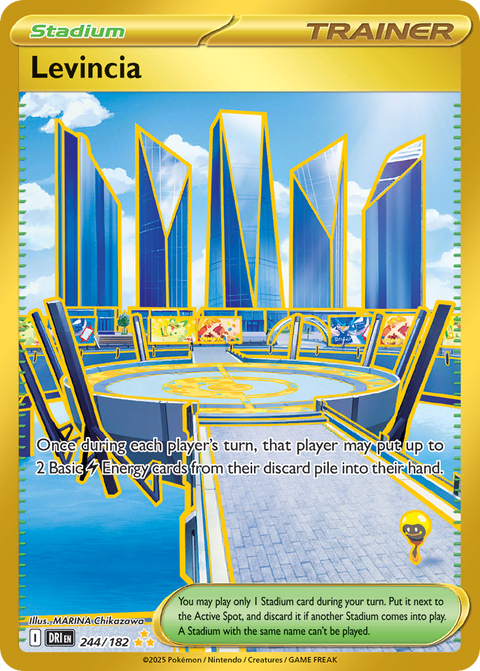 Levincia 244 Destined Rivals Pokémon card