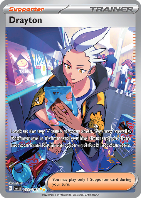 Drayton 244 Surging Sparks Pokémon card