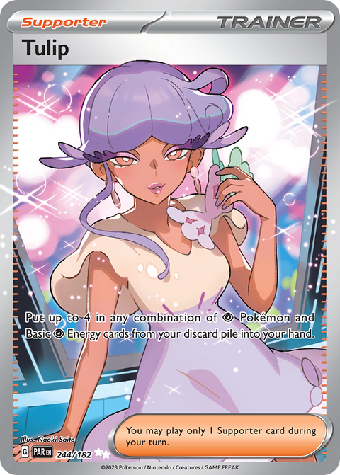 Tulip 244 Paradox Rift Pokémon card