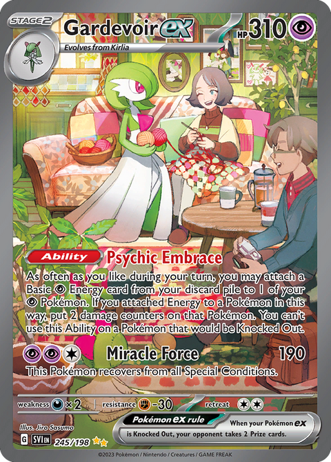 Gardevoir ex 245 Scarlet & Violet Pokémon card