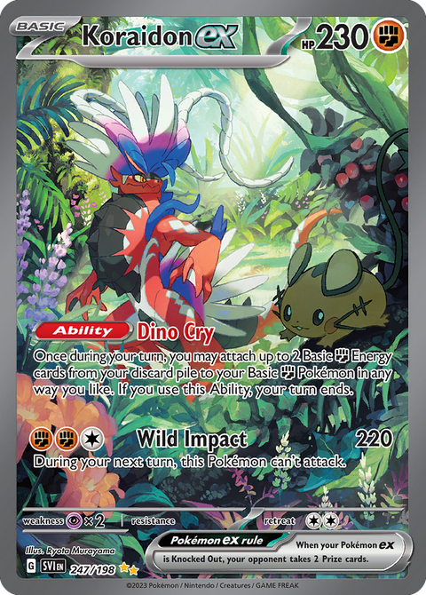Koraidon ex 247 Scarlet & Violet Pokémon card