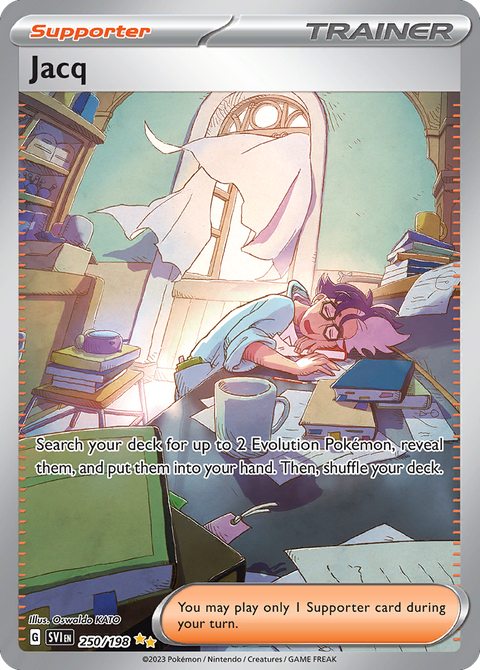 Jacq 250 Scarlet & Violet Pokémon card