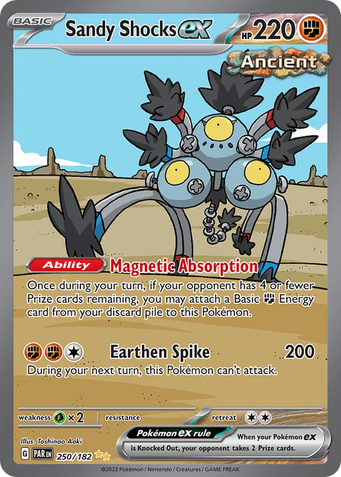 Sandy Shocks ex 250 Paradox Rift Pokémon card