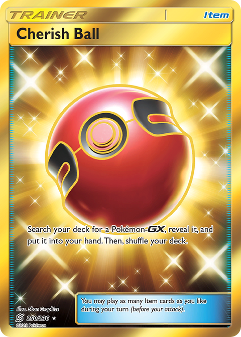 Cherish Ball 250 Unified Minds Pokémon card