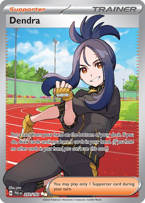 Dendra 250 Paldea Evolved Pokémon card