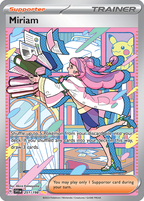Miriam 251 Scarlet & Violet Pokémon card