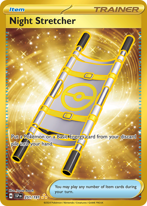 Night Stretcher 251 Surging Sparks Pokémon card