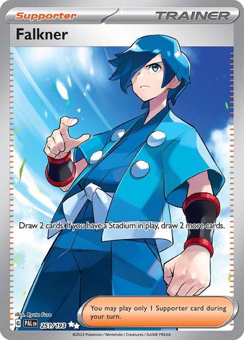 Falkner 251 Paldea Evolved Pokémon card