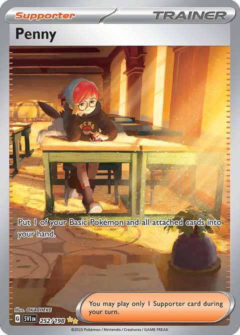 Penny 252 Scarlet & Violet Pokémon card