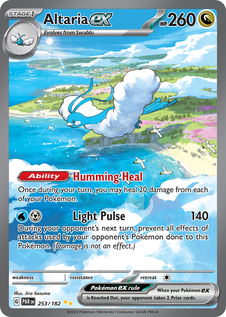 Altaria ex 253 Paradox Rift Pokémon card