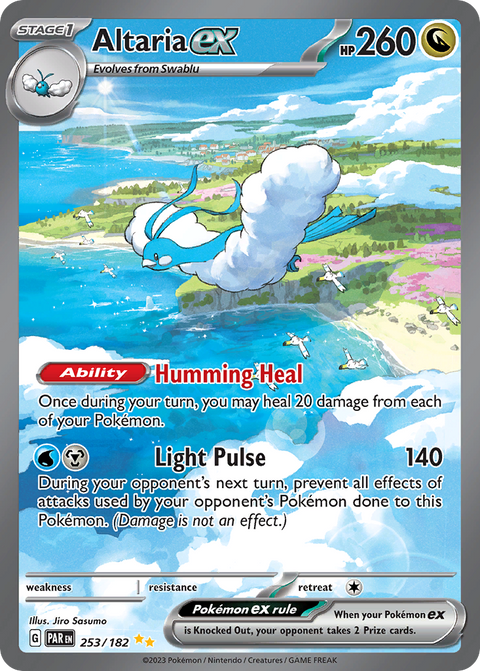Altaria ex 253 Paradox Rift Pokémon card