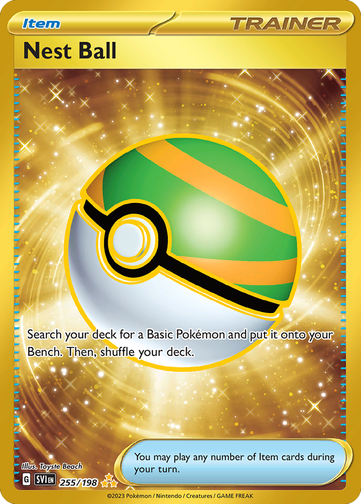 Nest Ball 255 Scarlet & Violet Pokémon card