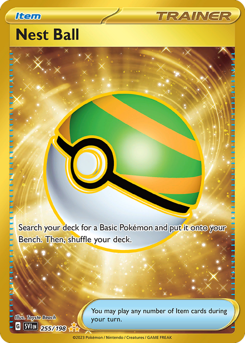 Nest Ball 255 Scarlet & Violet Pokémon card