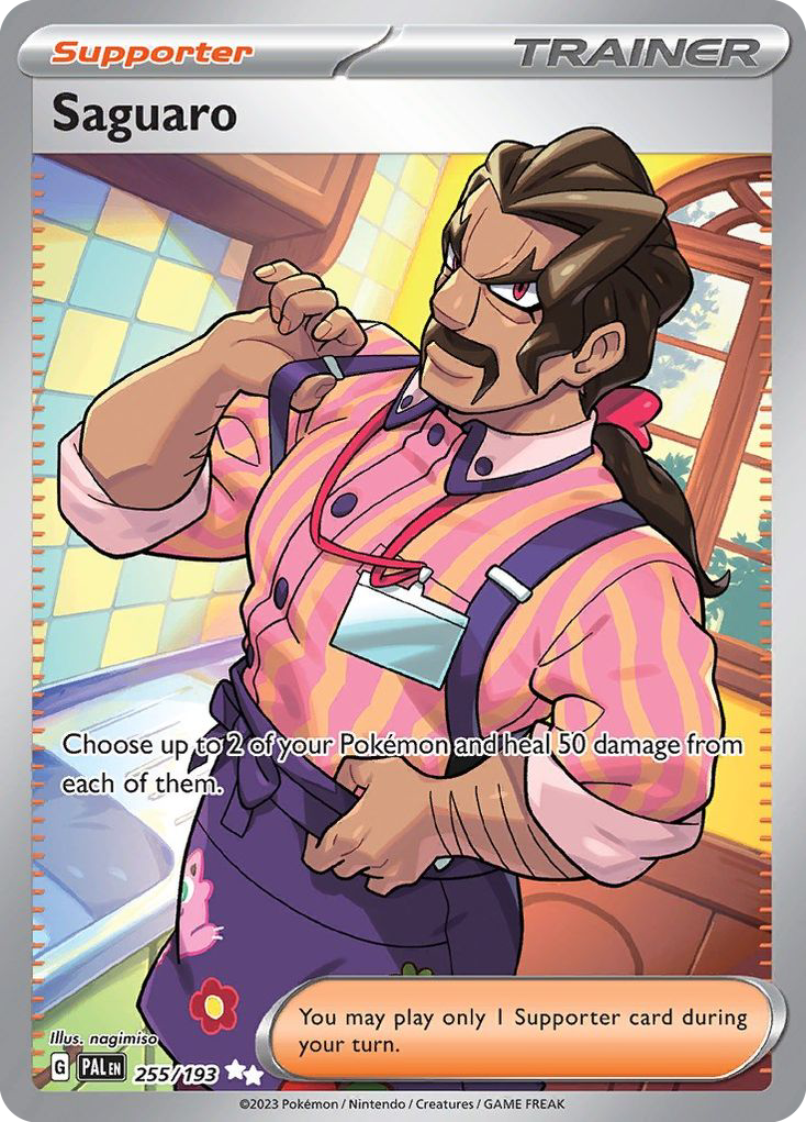 Saguaro 255 Paldea Evolved Pokémon card