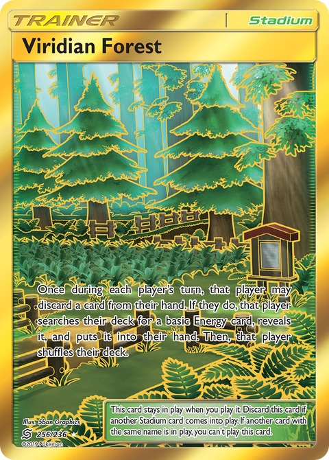 Viridian Forest 256 Unified Minds Pokémon card