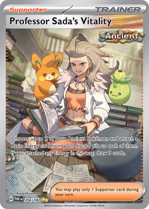 Professor Sada's Vitality 256 Paradox Rift Pokémon card