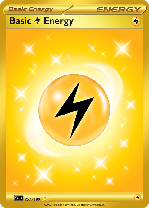 Basic Lightning Energy 257 Scarlet & Violet Pokémon card