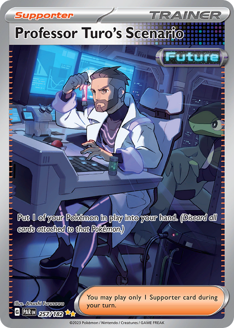 Professor Turo's Scenario 257 Paradox Rift Pokémon card