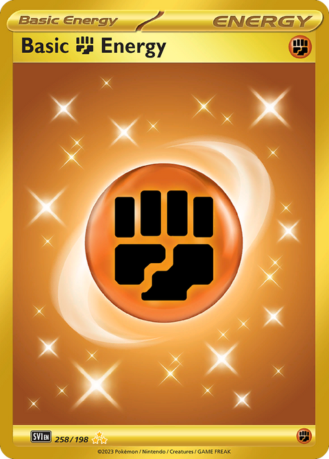 Basic Fighting Energy 258 Scarlet & Violet Pokémon card