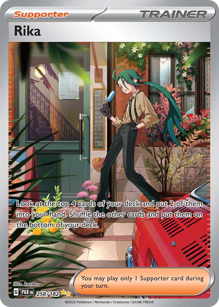 Rika 258 Paradox Rift Pokémon card