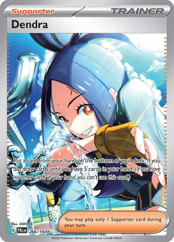 Dendra 266 Paldea Evolved Pokémon card