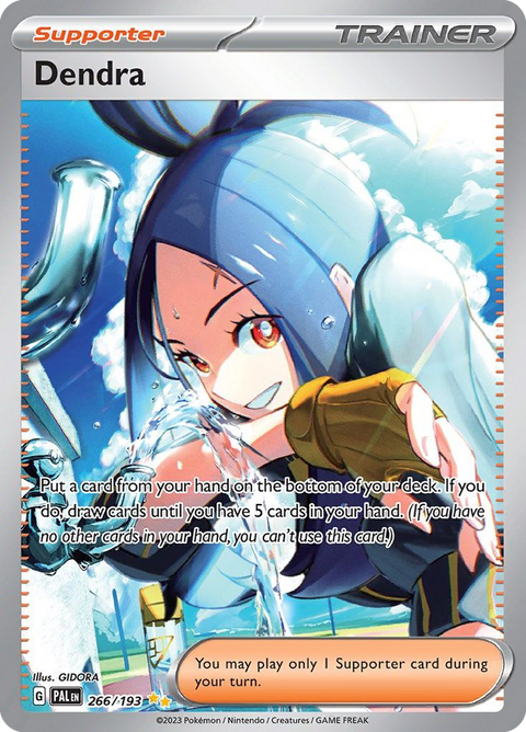 Dendra 266 Paldea Evolved Pokémon card