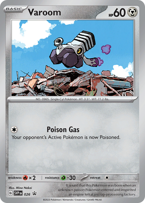 Varoom 26 Scarlet & Violet Black Star Promos Pokémon card