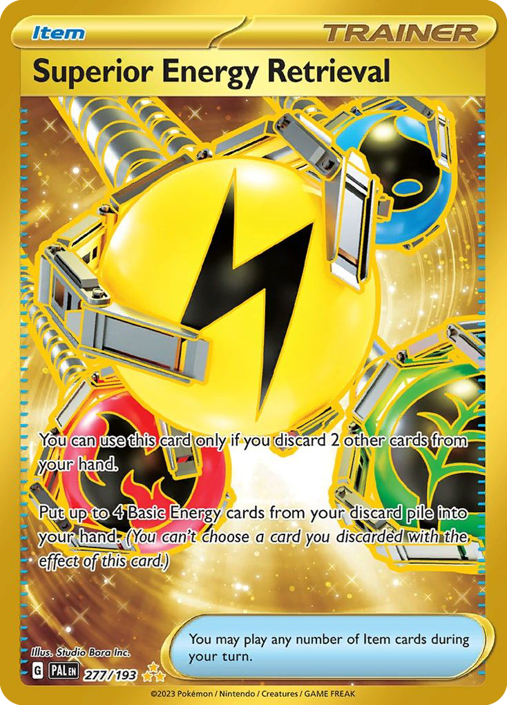 Superior Energy Retrieval 277 Paldea Evolved Pokémon card