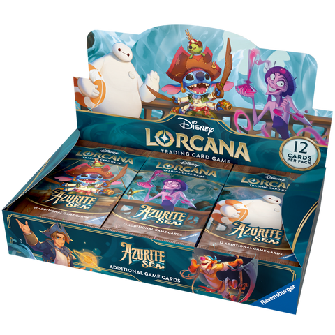Disney Lorcana TCG: Azurite Sea - Set 6 - Booster Display (24 Packs)