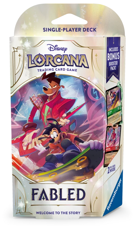 Disney Lorcana TCG: Fabled - Set 9 - Starter Deck - Max Goof & Powerline