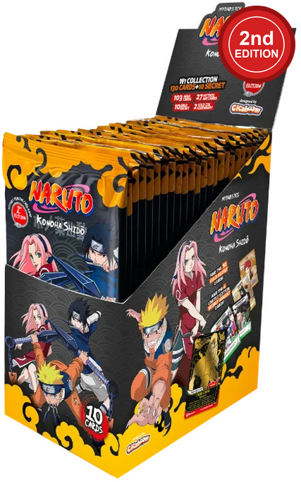 Naruto Mythos TCG: 2nd Edition - Set 01 - Booster Box (24 Packs)