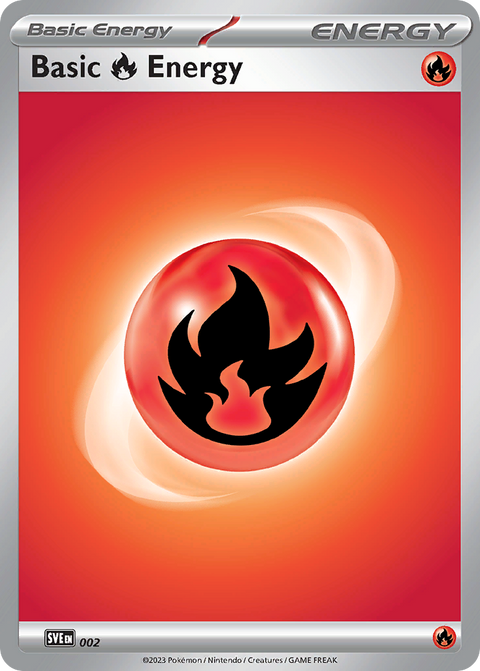Basic Fire Energy 2 Scarlet & Violet Energies Pokémon card