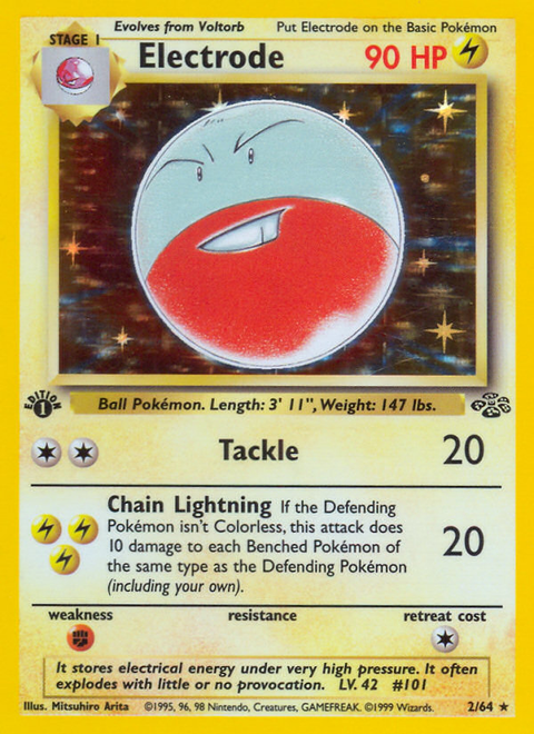 Electrode 2 Jungle Pokémon card
