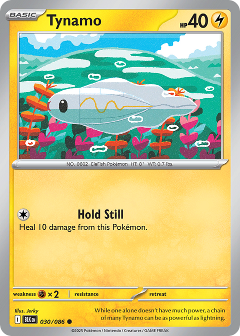 Tynamo 30 Black Bolt Pokémon card