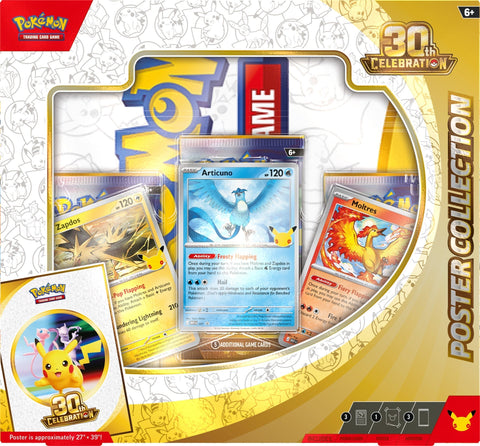 Pokemon TCG: 30th Celebration - Premium Poster Collection - Legendary Birds