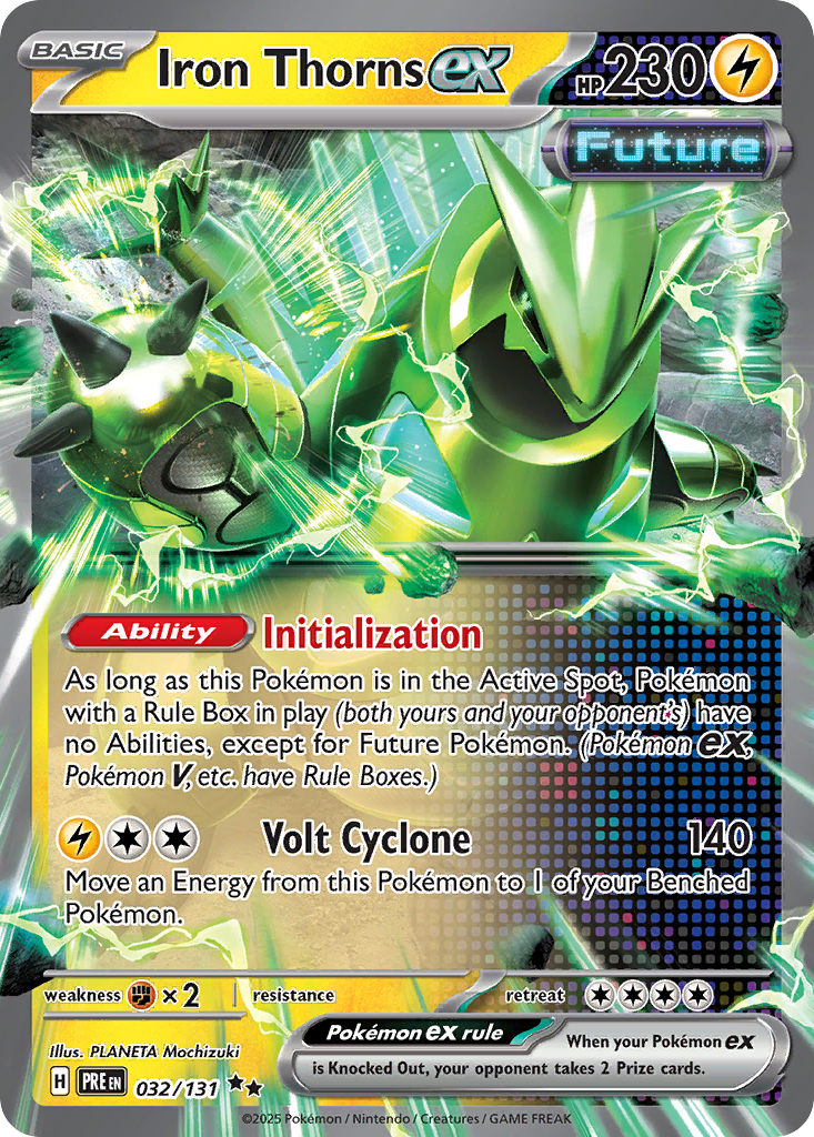 Iron Thorns ex 32 Prismatic Evolutions Pokémon card