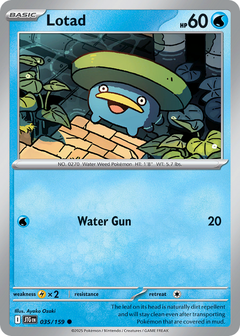 Lotad 35 Journey Together Pokémon card