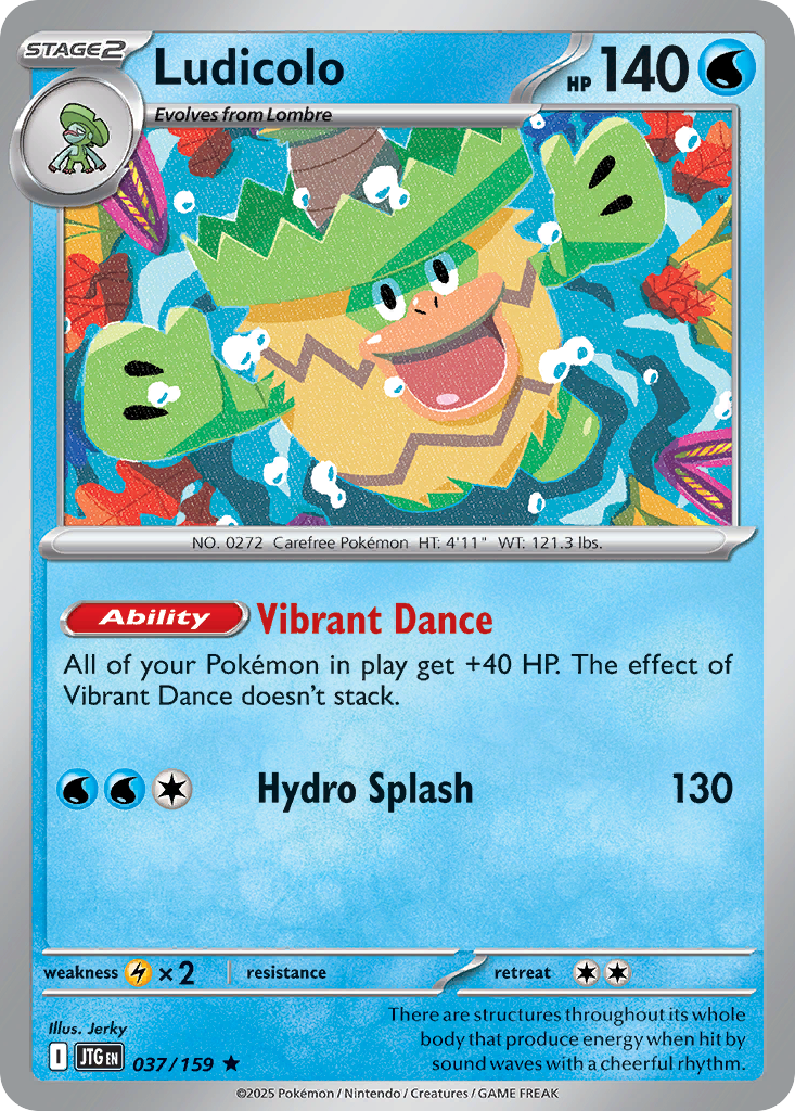 Ludicolo 37 Journey Together Pokémon card