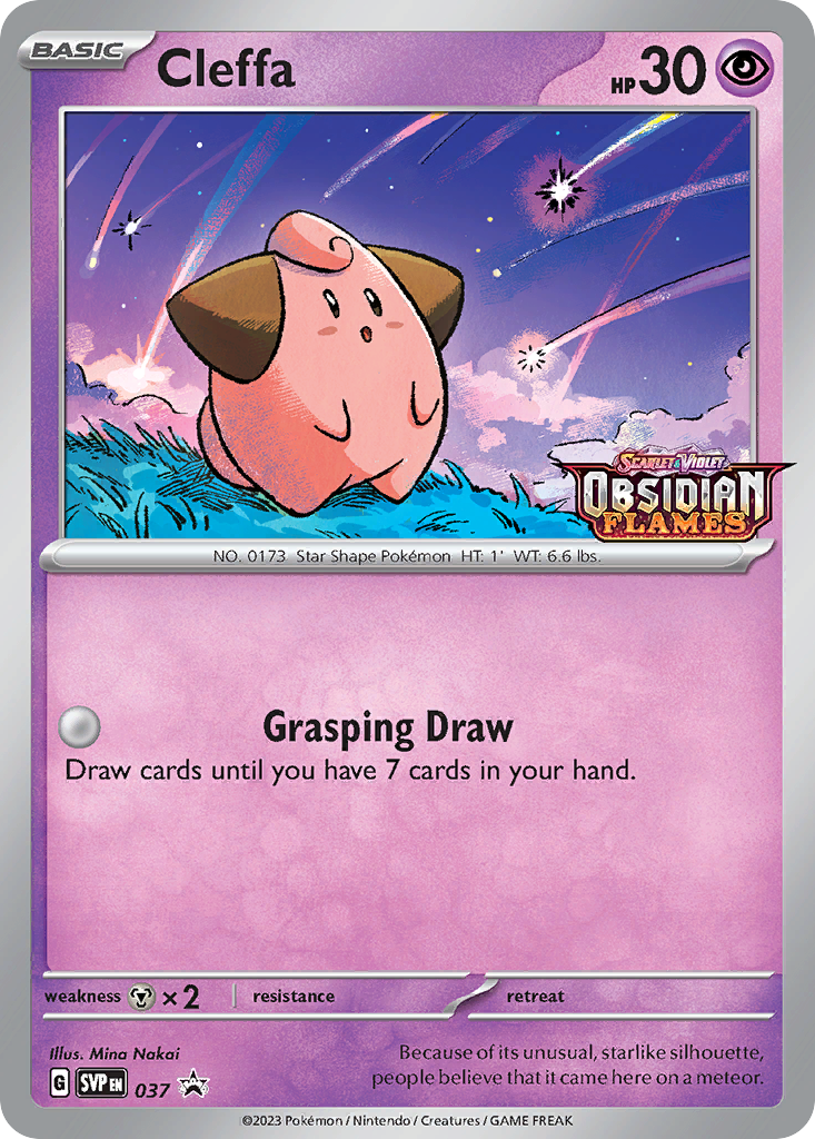 Cleffa 37 Scarlet & Violet Black Star Promos Pokémon card