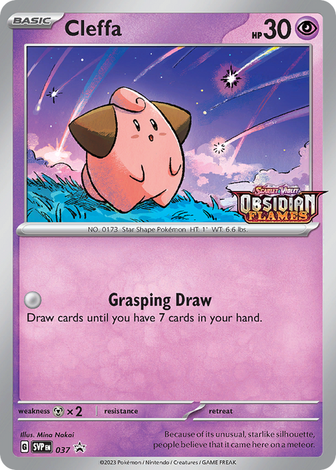 Cleffa 37 Scarlet & Violet Black Star Promos Pokémon card