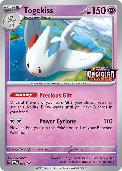 Togekiss 38 Scarlet & Violet Black Star Promos Pokémon card